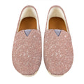 Rose Gold (NOT Real) Glitter Print Casual Shoes