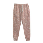 Rose Gold Glitter Artwork Print (NOT Real Glitter) Sweatpants