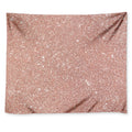 Rose Gold (NOT Real) Glitter Print Tapestry