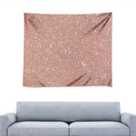 Rose Gold Glitter Artwork Print (NOT Real Glitter) Tapestry