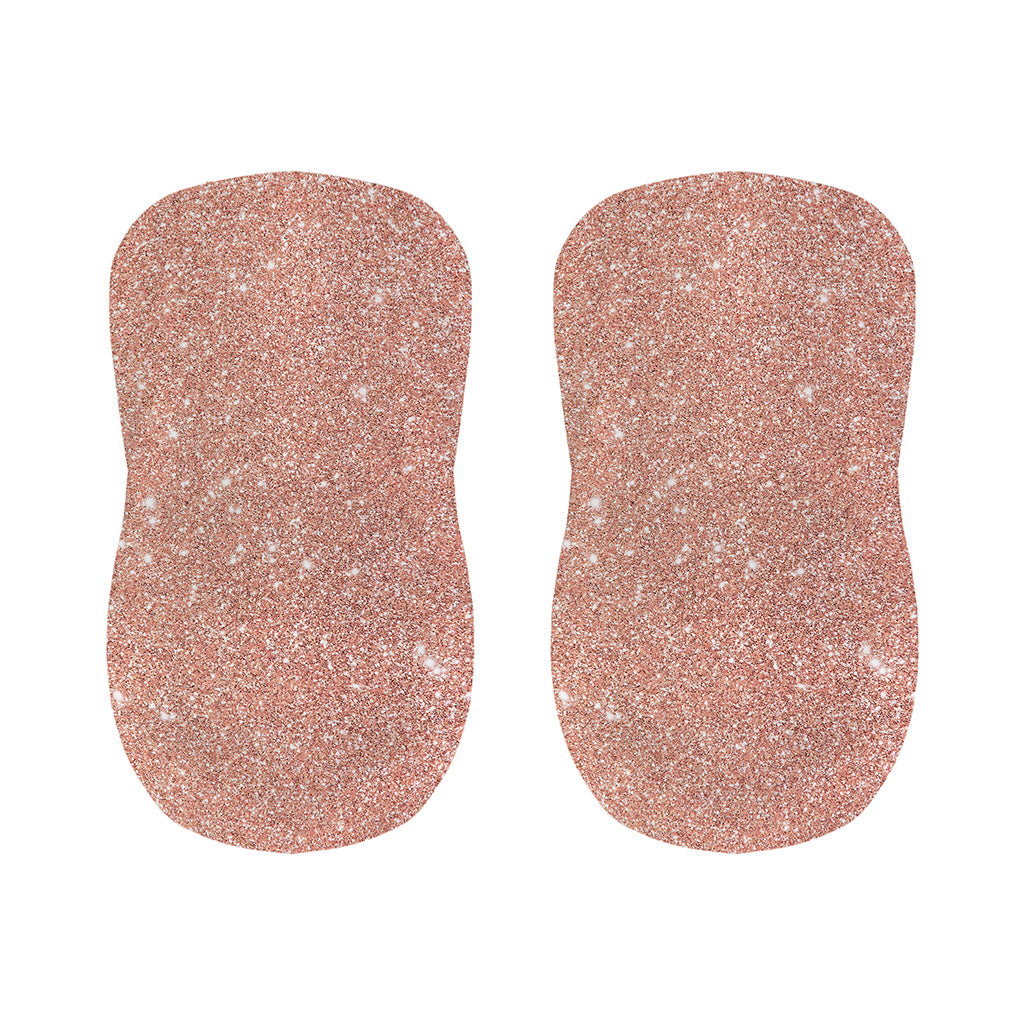 Rose Gold (NOT Real) Glitter Print Bar Stool Covers