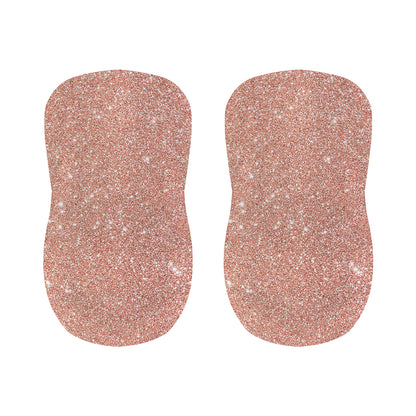 Rose Gold (NOT Real) Glitter Print Bar Stool Covers