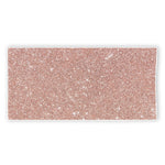 Rose Gold (NOT Real) Glitter Print Beach Towel