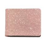 Rose Gold (NOT Real) Glitter Print Bifold Wallet