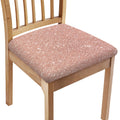 Rose Gold (NOT Real) Glitter Print Chair Cushion Cover