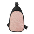 Rose Gold (NOT Real) Glitter Print Sling Bag