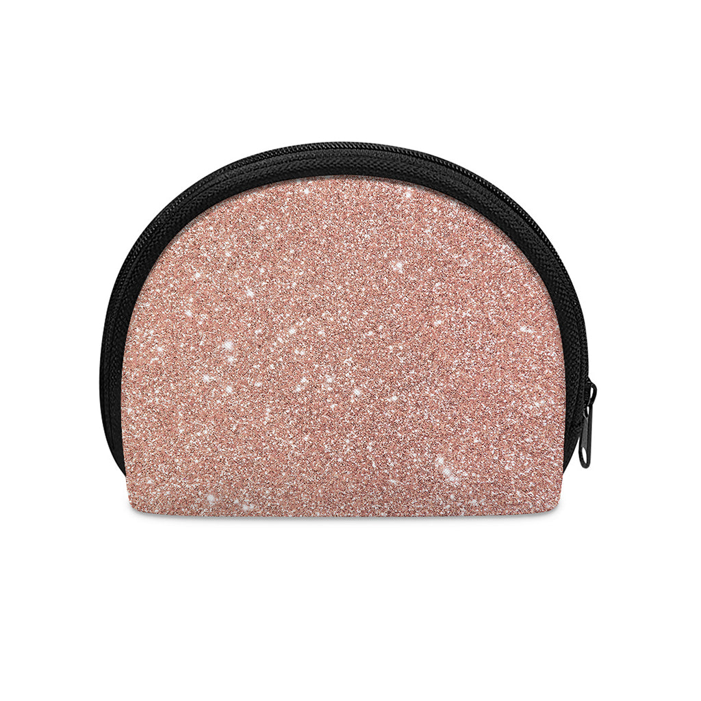 Rose Gold (NOT Real) Glitter Print Coin Purse