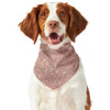 Rose Gold (NOT Real) Glitter Print Dog Bandana