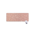 Rose Gold (NOT Real) Glitter Print Extended Mouse Pad