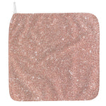 Rose Gold (NOT Real) Glitter Print Hand Towel