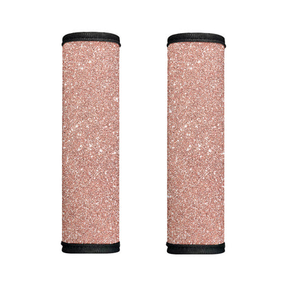 Rose Gold (NOT Real) Glitter Print Handle Covers