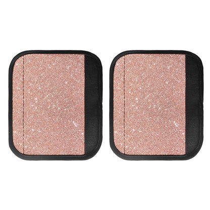 Rose Gold (NOT Real) Glitter Print Handle Covers