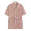 Rose Gold (NOT Real) Glitter Print Hawaiian Shirt