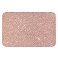 Rose Gold (NOT Real) Glitter Print Indoor Door Mat