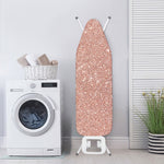 Rose Gold (NOT Real) Glitter Print Ironing Board Cover