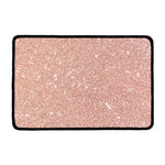 Rose Gold (NOT Real) Glitter Print Kitchen Mat