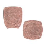 Rose Gold (NOT Real) Glitter Print Office Chair Cover