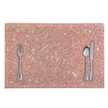 Rose Gold (NOT Real) Glitter Print Placemat