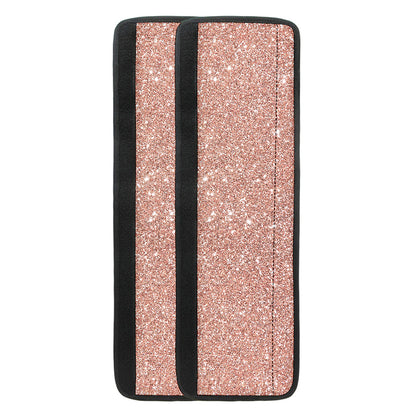 Rose Gold (NOT Real) Glitter Print Refrigerator Handle Covers