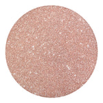 Rose Gold (NOT Real) Glitter Print Round Blanket