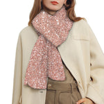 Rose Gold (NOT Real) Glitter Print Scarf