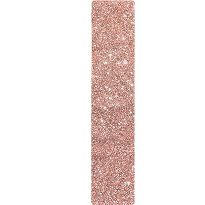 Rose Gold (NOT Real) Glitter Print Table Runner