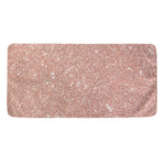 Rose Gold (NOT Real) Glitter Print Towel
