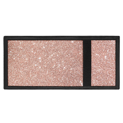 Rose Gold (NOT Real) Glitter Print Trifold Wallet