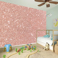 Rose Gold (NOT Real) Glitter Print Wall Sticker