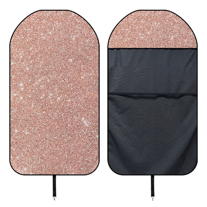 Rose Gold (NOT Real) Glitter Print Waterproof Car Seat Cover