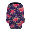 Rose Pansy Floral Flower Pattern Print Baby Seat Cover