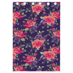 Rose Pansy Floral Flower Pattern Print Curtain