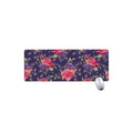 Rose Pansy Floral Flower Pattern Print Extended Mouse Pad