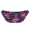 Rose Pansy Floral Flower Pattern Print Fanny Pack