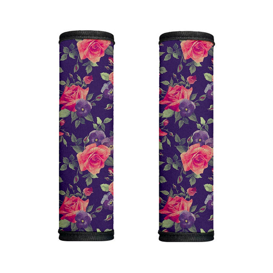 Rose Pansy Floral Flower Pattern Print Handle Covers
