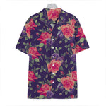 Rose Pansy Floral Flower Pattern Print Hawaiian Shirt