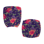 Rose Pansy Floral Flower Pattern Print Office Chair Cover