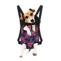 Rose Pansy Floral Flower Pattern Print Pet Carrier Backpack