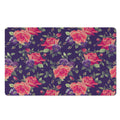 Rose Pansy Floral Flower Pattern Print Polyester Doormat