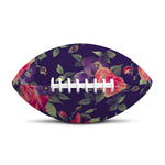 Rose Pansy Floral Flower Pattern Print Rugby Ball