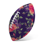 Rose Pansy Floral Flower Pattern Print Rugby Ball