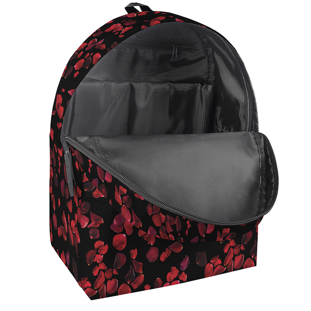 Rose Petals Pattern Print Backpack