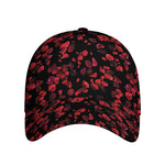 Rose Petals Pattern Print Baseball Cap