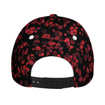 Rose Petals Pattern Print Baseball Cap