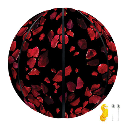 Rose Petals Pattern Print Basketball