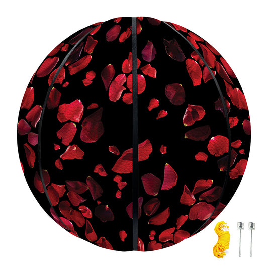 Rose Petals Pattern Print Basketball