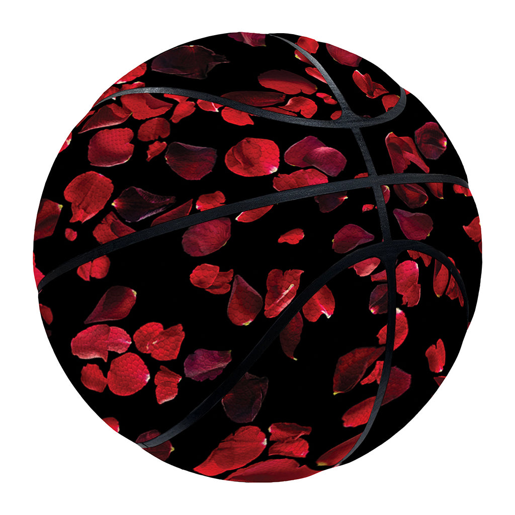 Rose Petals Pattern Print Basketball