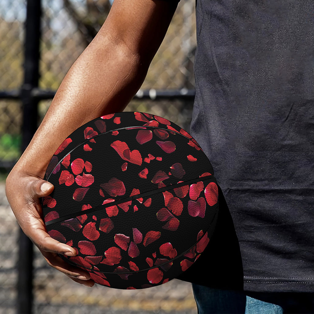 Rose Petals Pattern Print Basketball