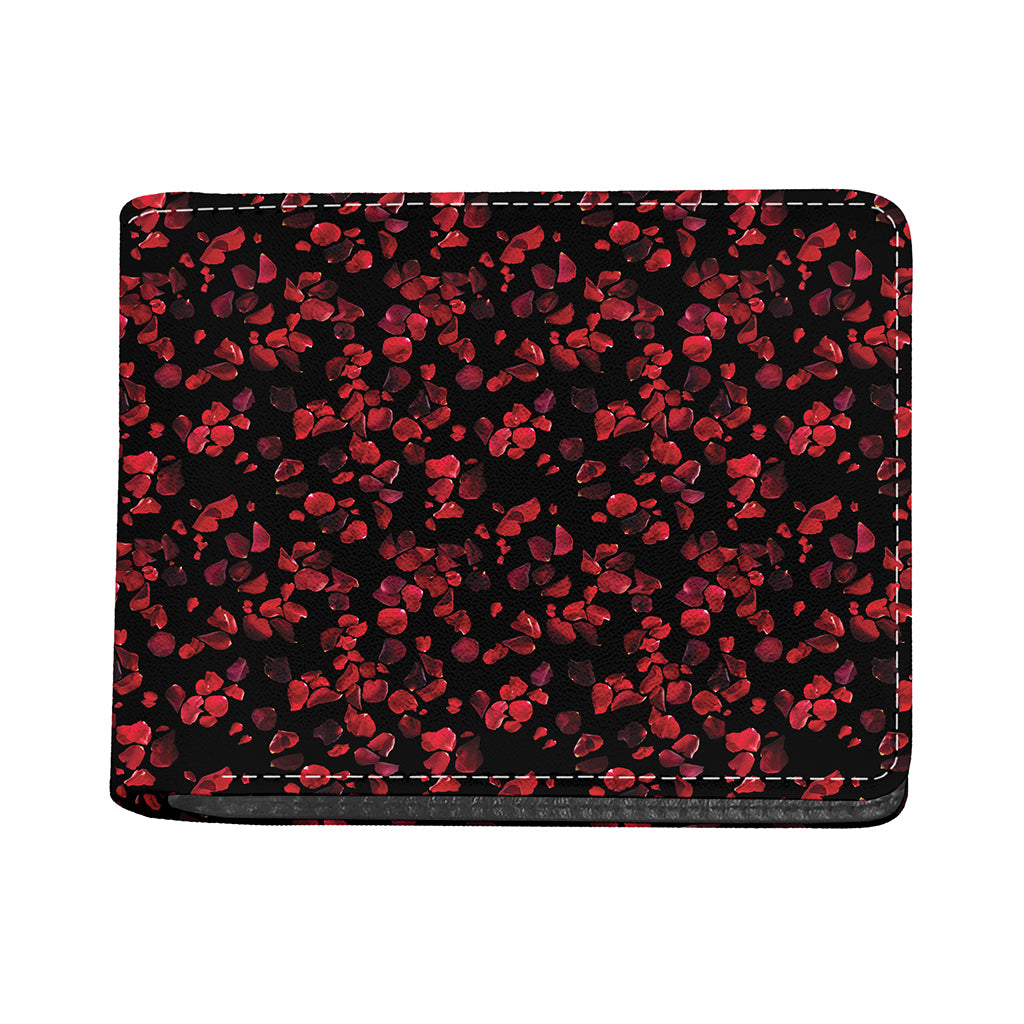 Rose Petals Pattern Print Bifold Wallet