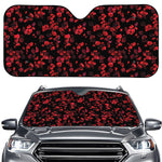 Rose Petals Pattern Print Car Windshield Sun Shade
